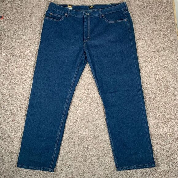 Lee Mens‎ Regular Fit Straight Leg Jeans Blue Size 40x30 - Picture 1 of 9